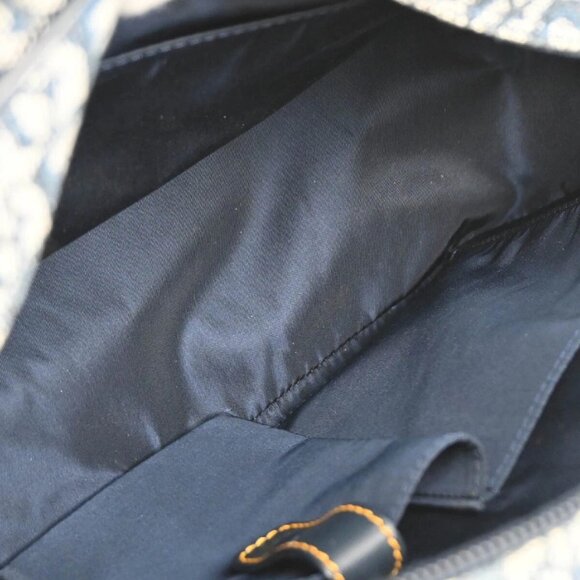 Christian Dior Navy Double Saddle Trotter Handbag 05-MA-0072 186069 - Picture 8 of 10